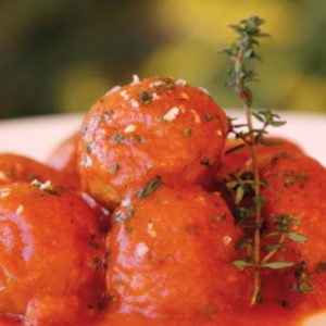 Receta de Albóndigas con Tomate Frito Casero Juan Ranas - Sabor Granada