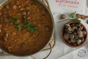 Cómo hacer arroz con caracoles - Sabor Granada