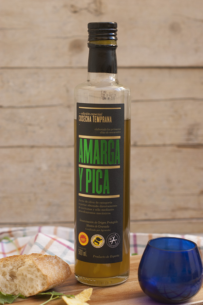 Aceite de oliva virgen extra Amarga y pica - Sabor Granada