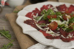 Cómo hacer Carpaccio de ternera pajuna - Sabor Granada