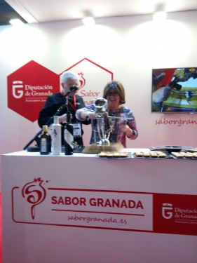 Foto en alimentaria Barcelona 2018 - Sabor Granada