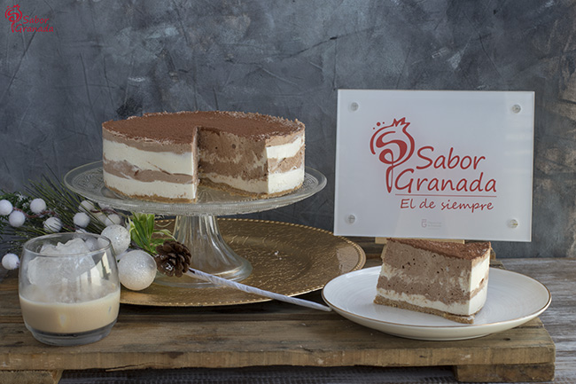 Receta para hacer de tarta de queso, chocolate y crema de whisky - Sabor Granada