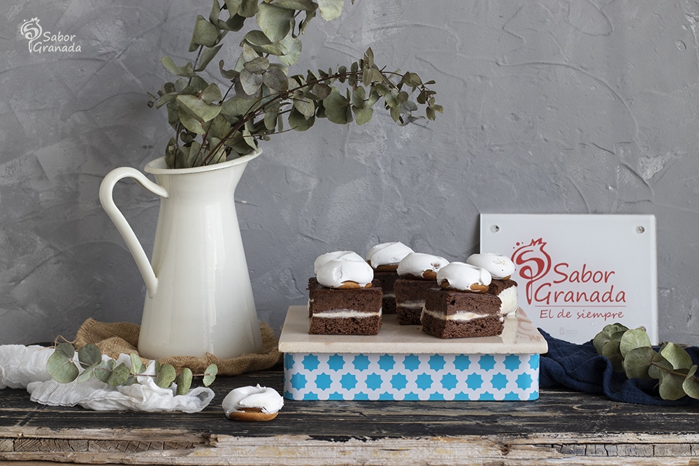 Receta de Brownie helado de rosco de Loja - Sabor Granada