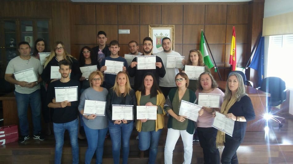 Entrega diplomas Curso - Sabor Granada