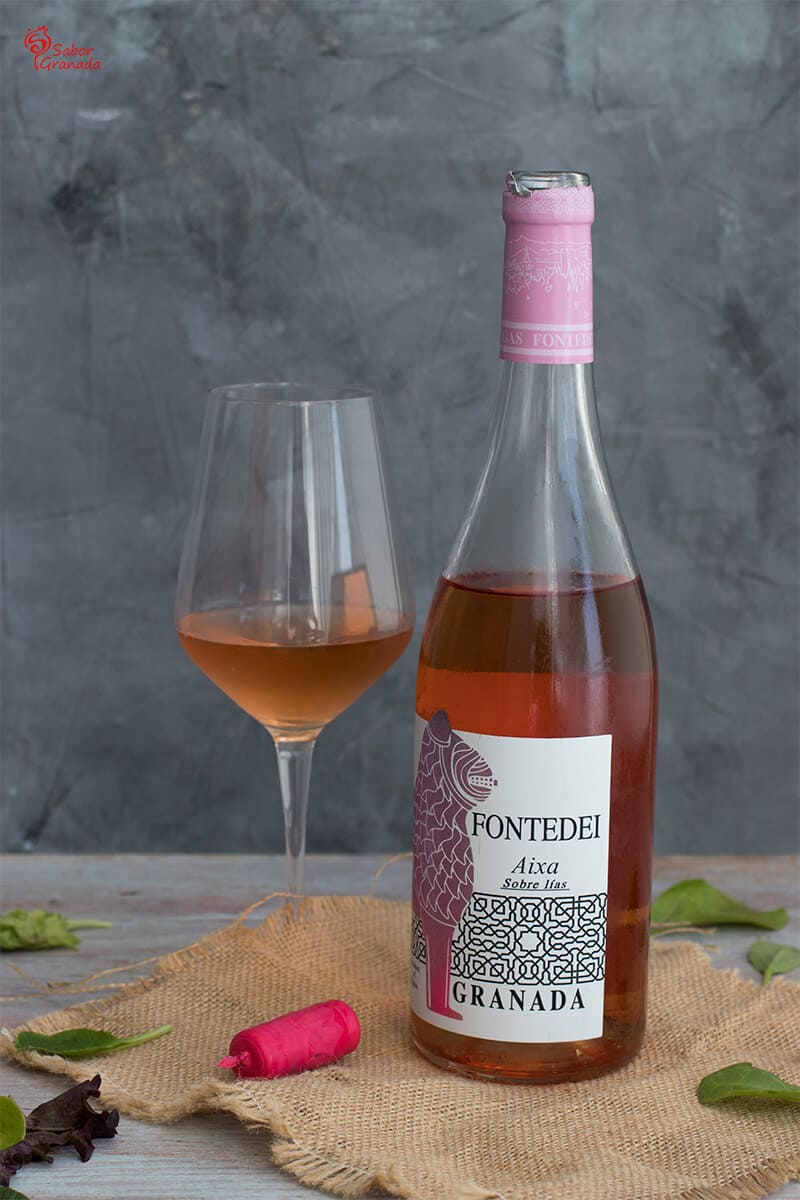 Vino rosado Aixa de Fontedei - Sabor Granada