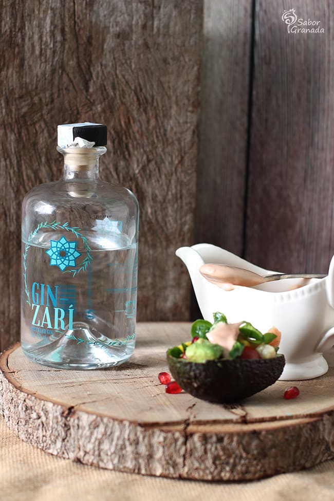 Gin Zari para elaborar Ensalada Tropical - Sabor Granada
