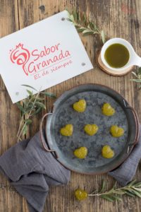 Presentación de la receta de gominolas de AOVE - Sabor Granada
