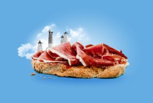 Creatividad de Jamón. Productos comercializados en Granada Sabores. - Sabor Granada