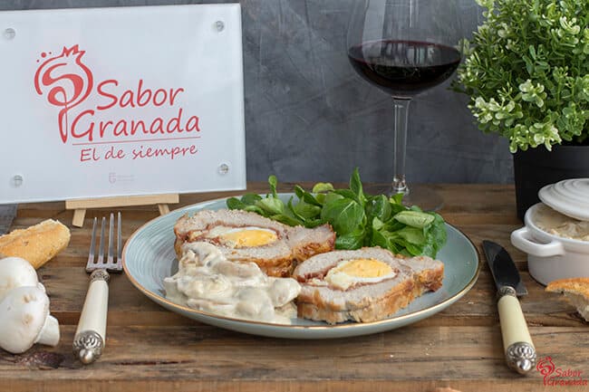 Receta para hacer Lomo relleno de jamón, queso y huevos cocidos - Sabor Granada
