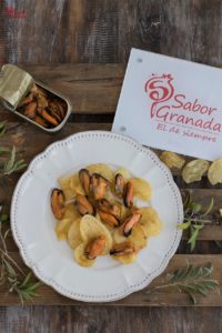 Presentación de la Receta de Mejillones en escabeche - Sabor Granada