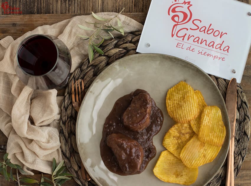 Receta de solomillo al vino semidulce - Sabor Granada