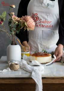 Tarta de queso sin horno - Sabor Granada