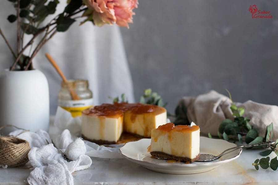 Receta de tarta de queso sin horno - Sabor Granada