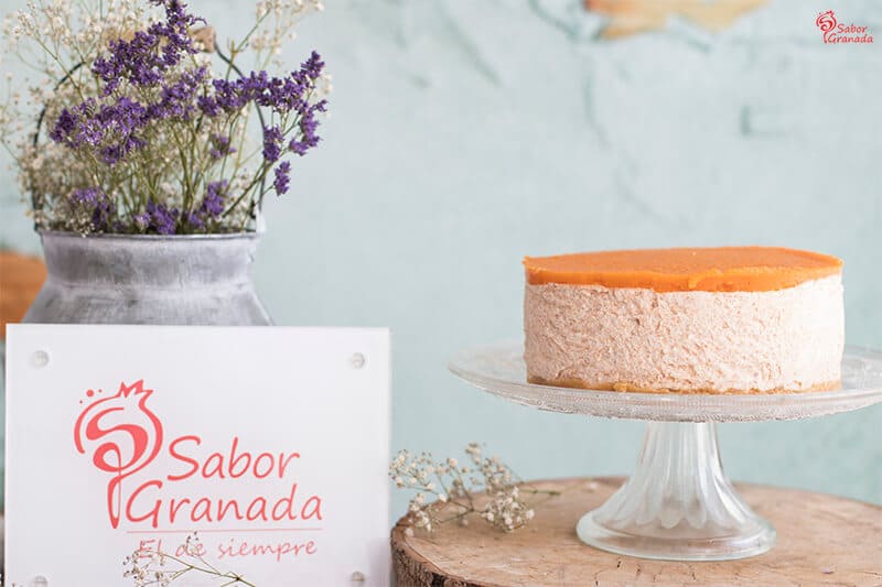 Receta para hacer Tarta de queso y níspero - Sabor Granada