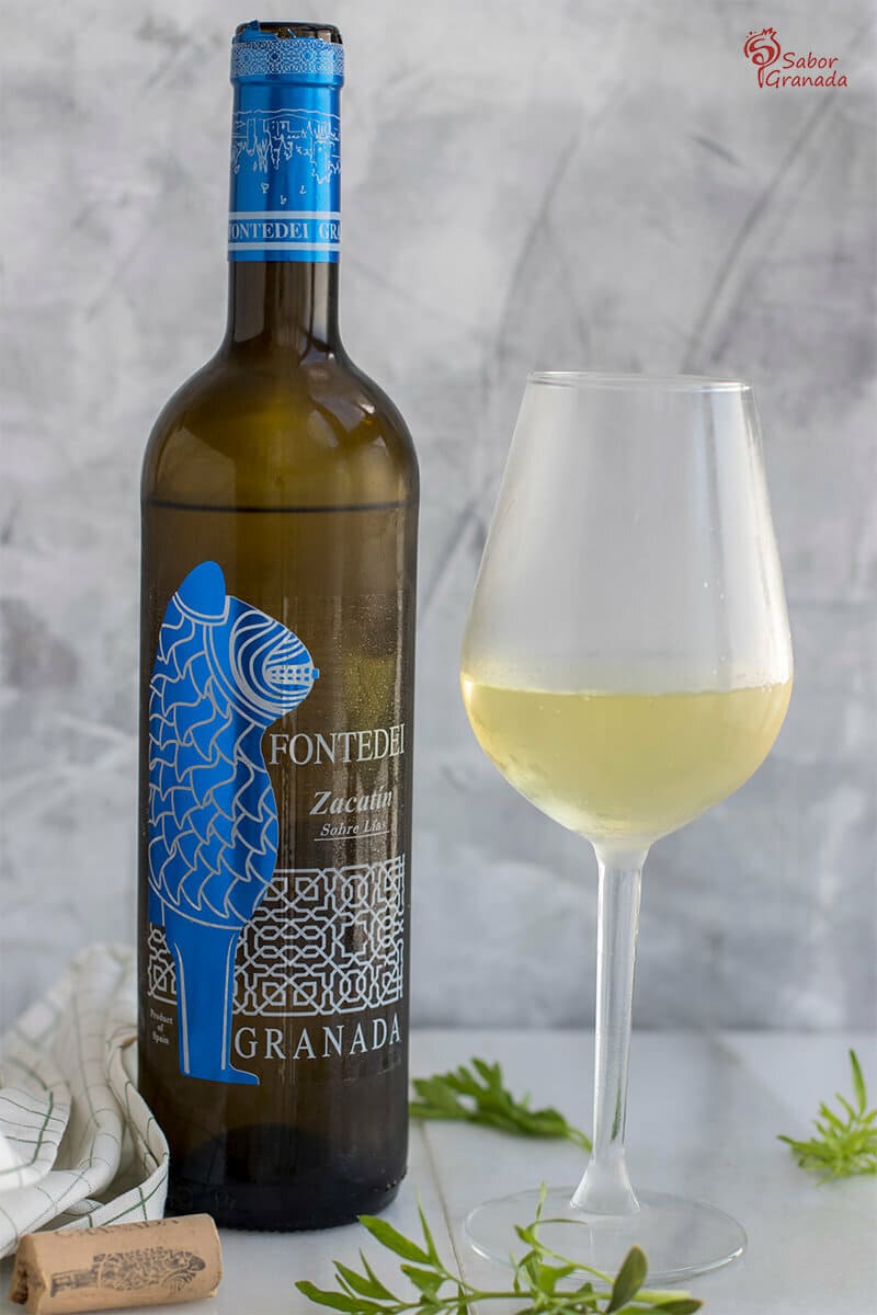 Vino blanco Zacatín - Sabor Granada