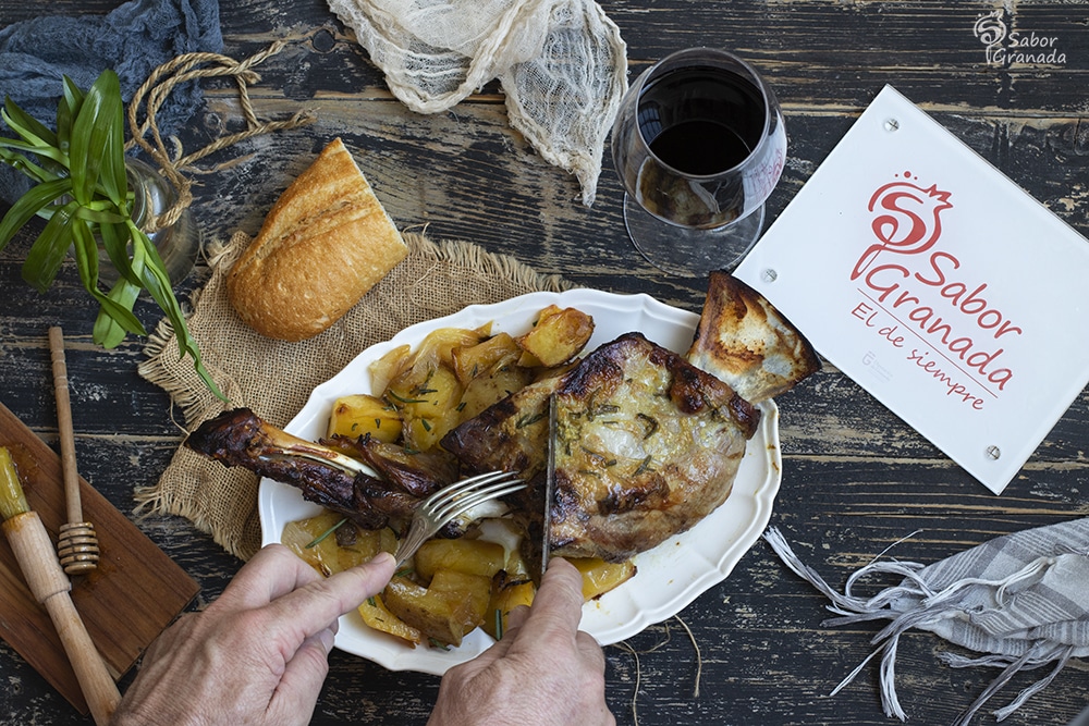 Receta para hacer cordero a la miel y mostaza - Sabor Granada