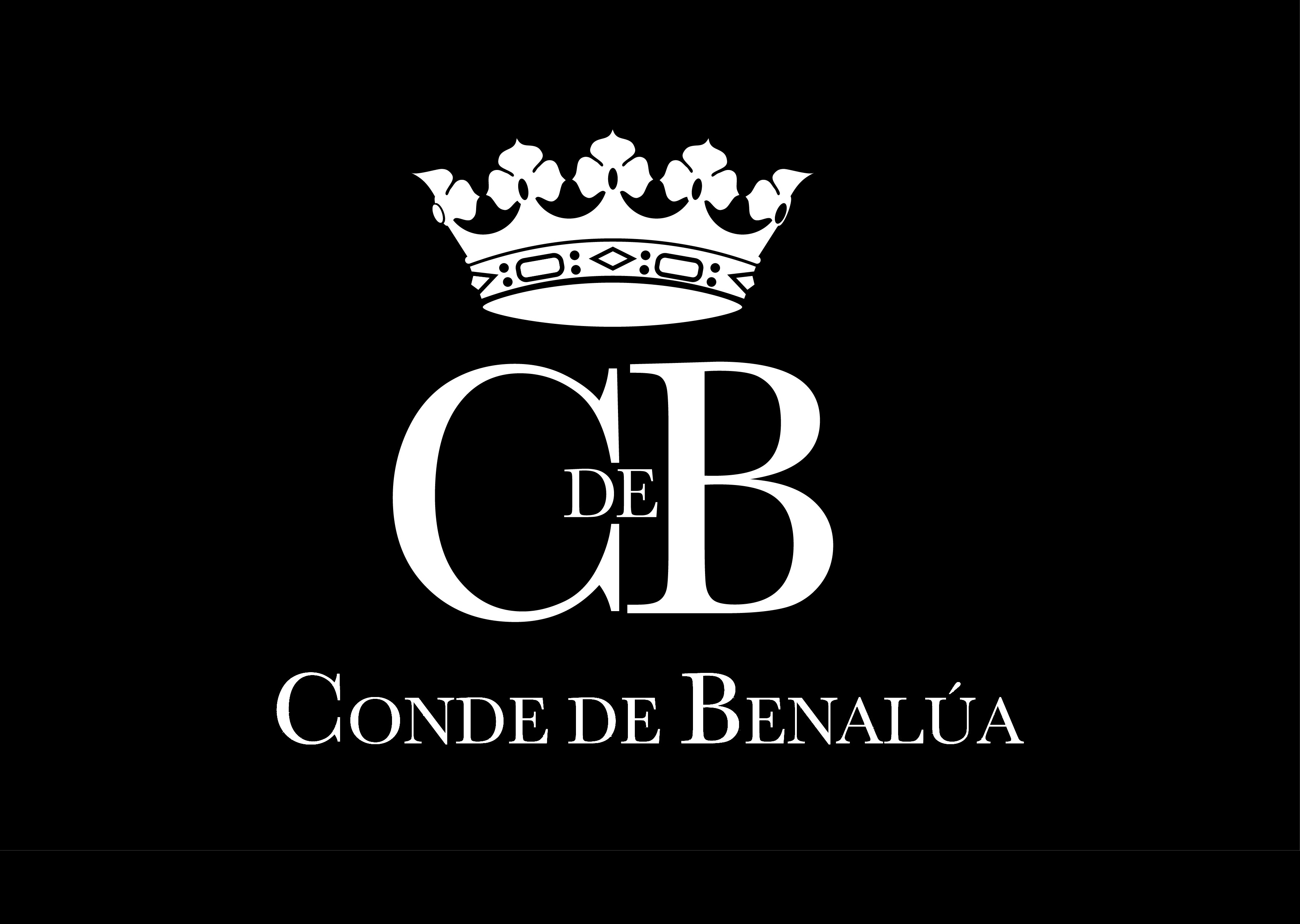 Logo Conde de Benalúa en blanco y negro - Sabor Granada