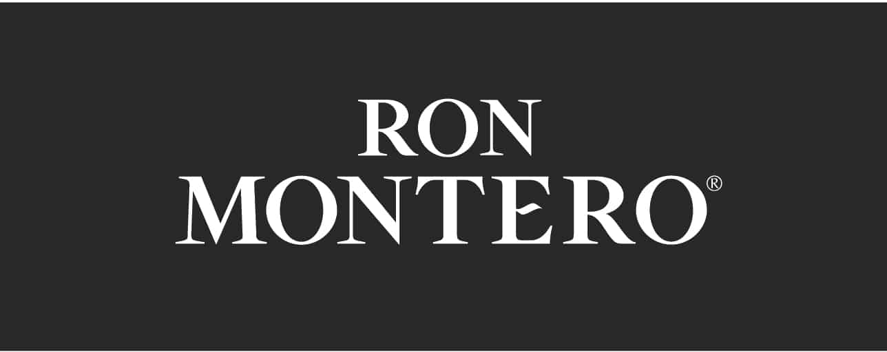 Logo Ron Montero con fondo negro - Sabor Granada