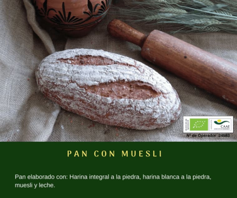 Pan con muesli de Panadería Gerardo - Sabor Granada