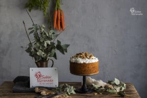 Receta para hacer tarta de zanahoria y nueces - Sabor Granada
