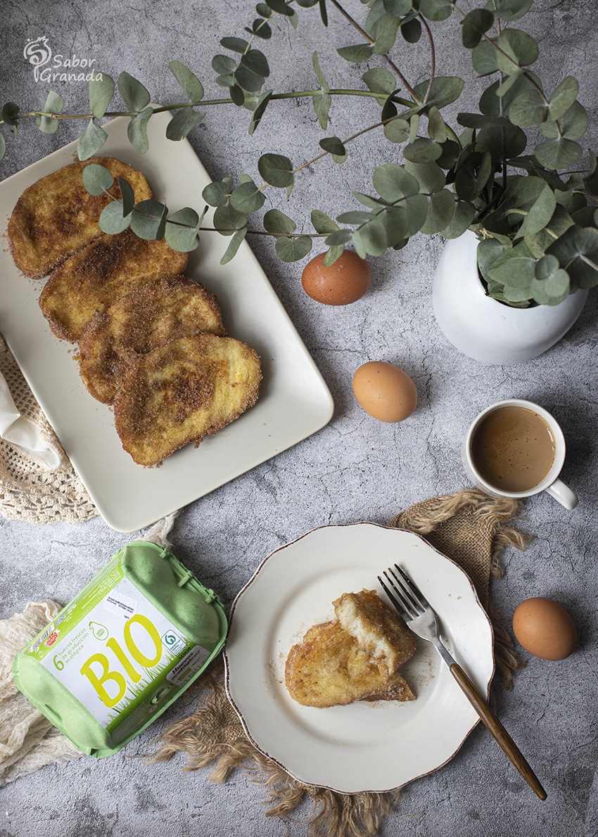 Huevos Garrido para hacer las torrijas tradicionales - Sabor Granada