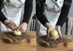 Pasos a seguir para dar forma a las bombas picantes de patatas - Sabor Granada