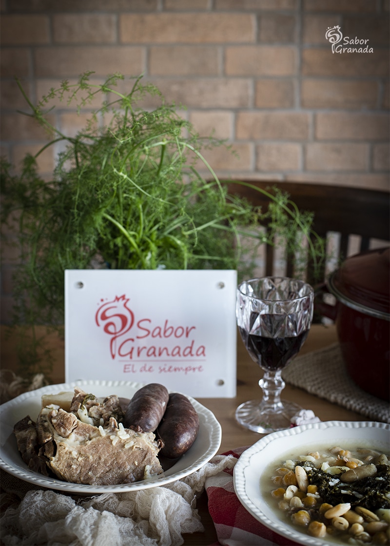 Plato de puchero de hinojos - Sabor Granada