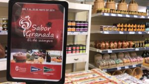 Acción promocional de productos Sabor Granada en Centros Comerciales