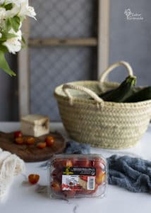Tomates cherry La Caña para hacer calabacines rellenos - Sabor Granada