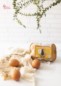 Huevos Garrido camperos para hacer pastel de calabacín - Sabor Granada
