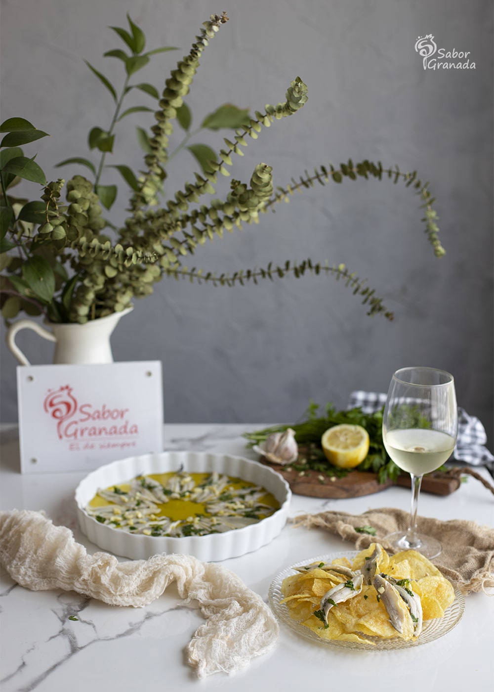 Boquerones en vinagre - Sabor Granada