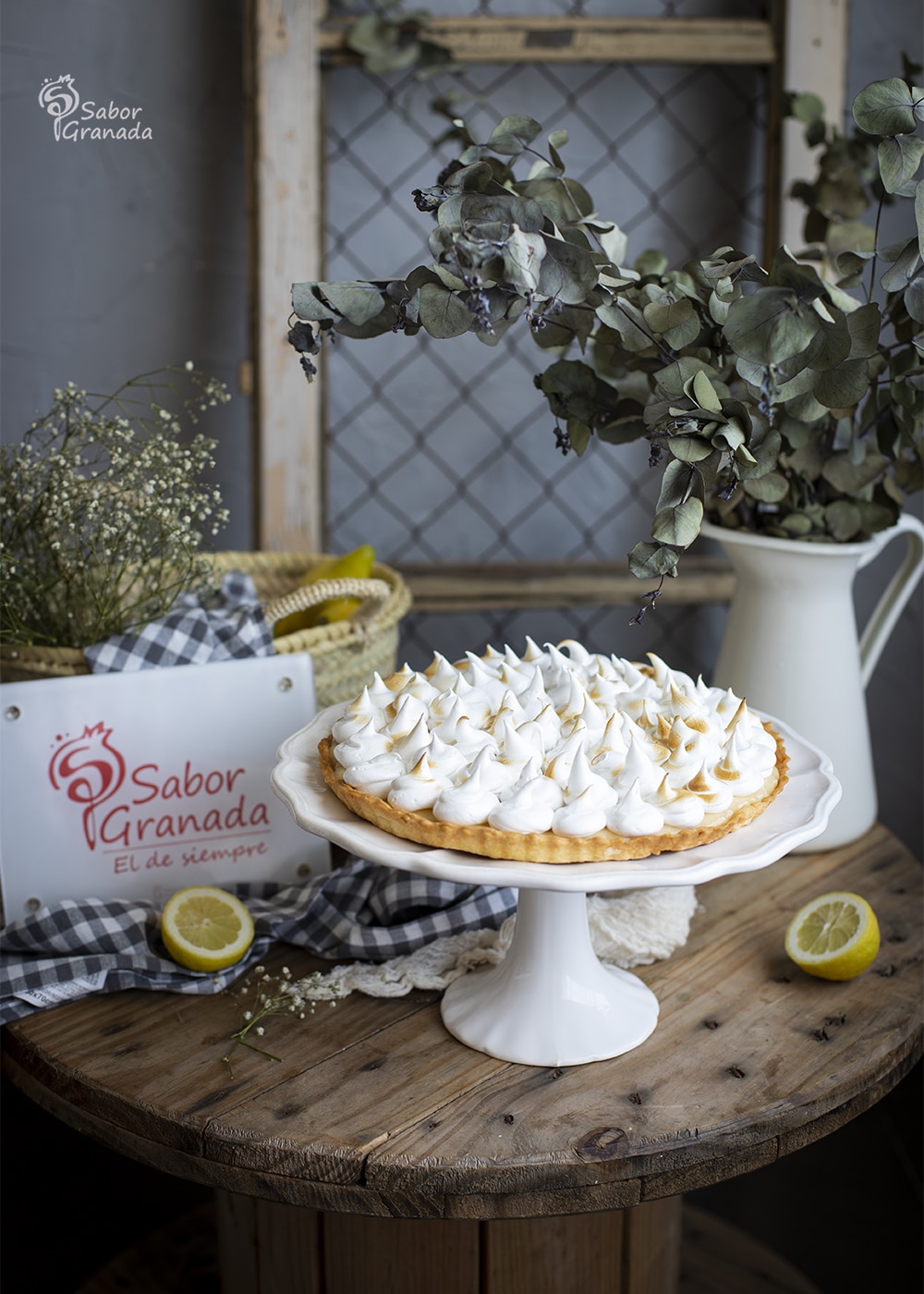 Tarta de limón y merengue - Sabor Granada