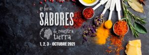 Cartel de la Feria Sabores de Nuestra Tierra 2021 - Sabor Granada
