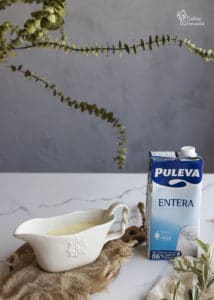 Leche Puleva para hacer ensaladilla de langostinos con lactonesa - Sabor Granada