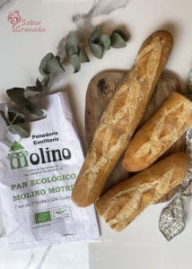 Pan de Panadería Molino para hacer paninis caseros - Sabor Granada